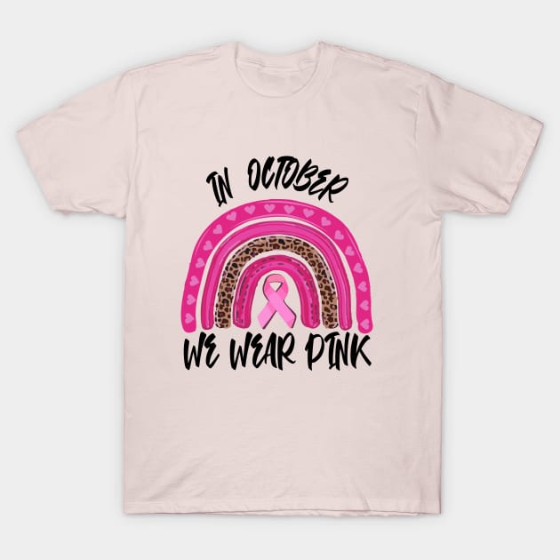 In October we wear Pink T-Shirt by Fashion planet